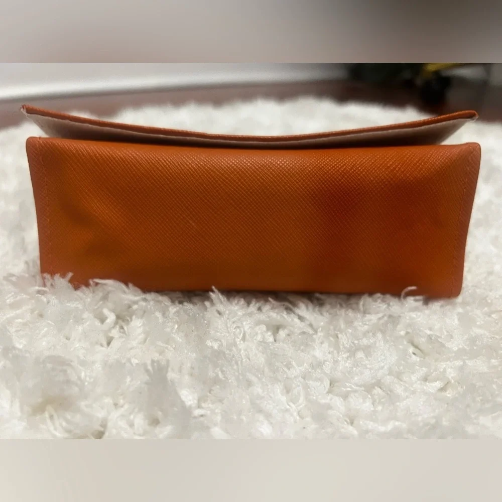 Tory Burch Vibrant Orange glasses case